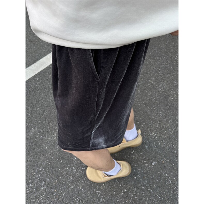A178男女同款冰丝速干短裤休闲夏季外穿宽松休闲裤DK161-P28,男装休闲裤,电商A178