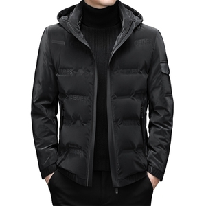 新款中年羽绒服可脱卸帽男中长款休闲冬装外套爸爸装ZL99673-P225图片