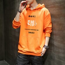 套头卫衣男春秋季韩版青少年运动休闲潮流连帽衣服DF173T，男装卫衣，电商A102