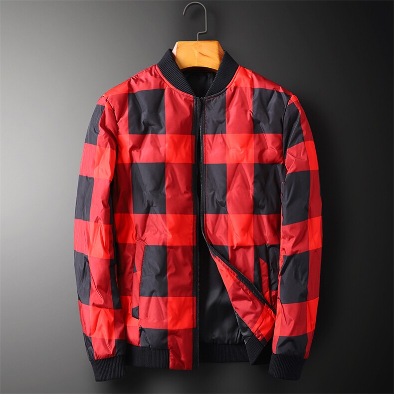 6986秋冬季新款加厚保暖棉服韩版修身棒球领棉衣图片