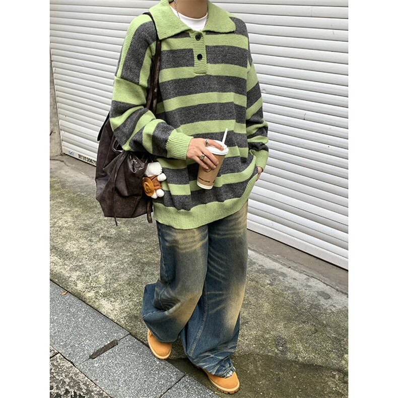 现货-MY50897-特批65大码条纹针织套头毛衣,男装针织衫/毛衣,电商D232