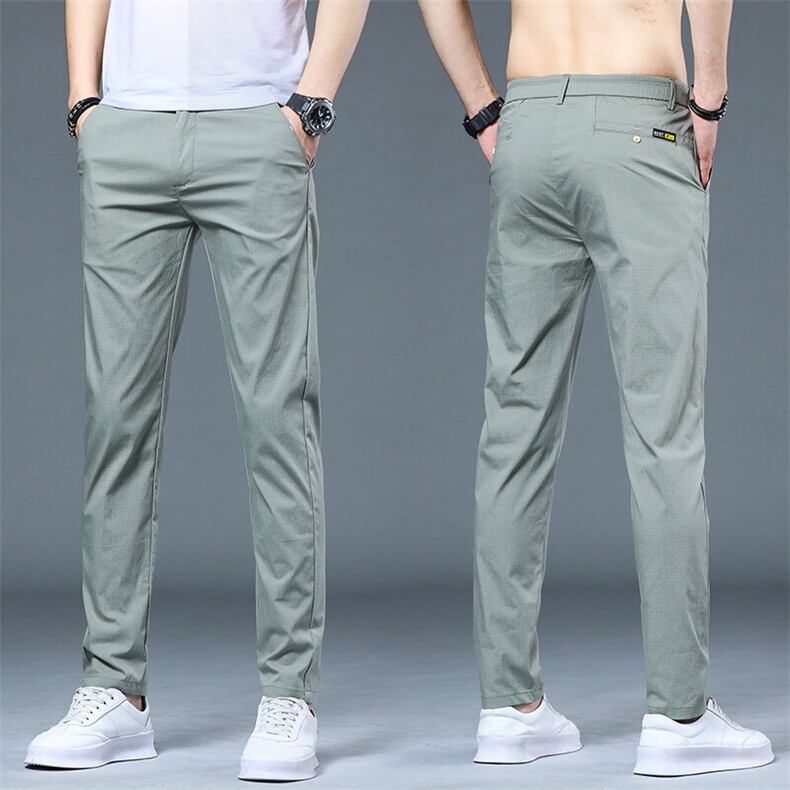 夏季休闲裤男韩版款休闲裤商务西裤直筒长裤BK9118-P35现货外贸，男装西裤，星座224-1