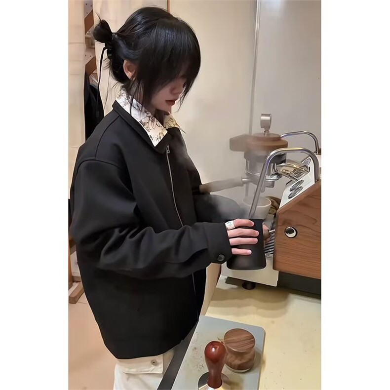 时尚新款潮流韩系假两件花衬衫夹克男翻领休闲外套513AJK2457P63,男装夹克,星座513A