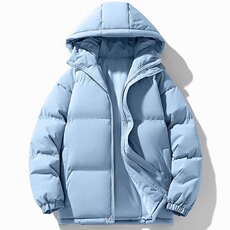 手塞棉加厚中戏短款可脱卸帽棉衣棉服情侣款面包服，女装棉衣/棉服，星座1210-1