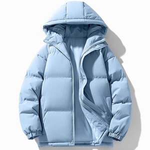 手塞棉加厚中戏短款可脱卸帽棉衣棉服情侣款面包服图片