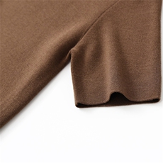 2025舒适百搭简约秋冬新款软糯舒适女士加厚长裙，女装连衣裙，星纬羊绒