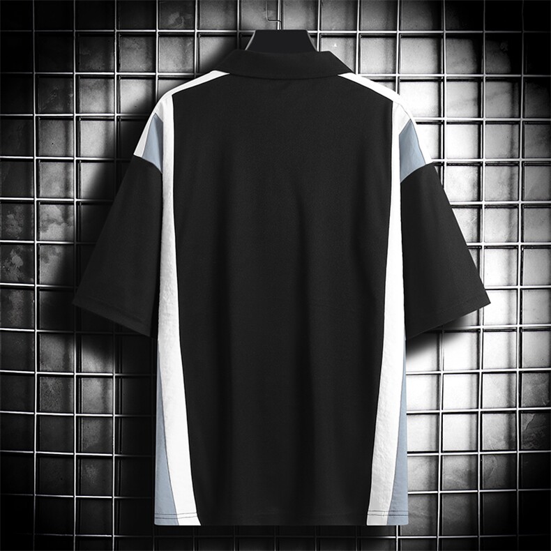2023夏季新款短袖男网格挂拍潮流polo衫百搭半袖zdp2302-P40控58,男装Polo衫,星座717