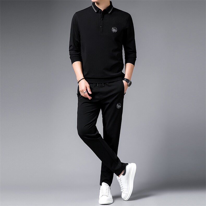 SA9660-2钱塘2020-2中年男士冬季厚款时尚休闲新款套装P152,男装休闲套装,钱塘207-2