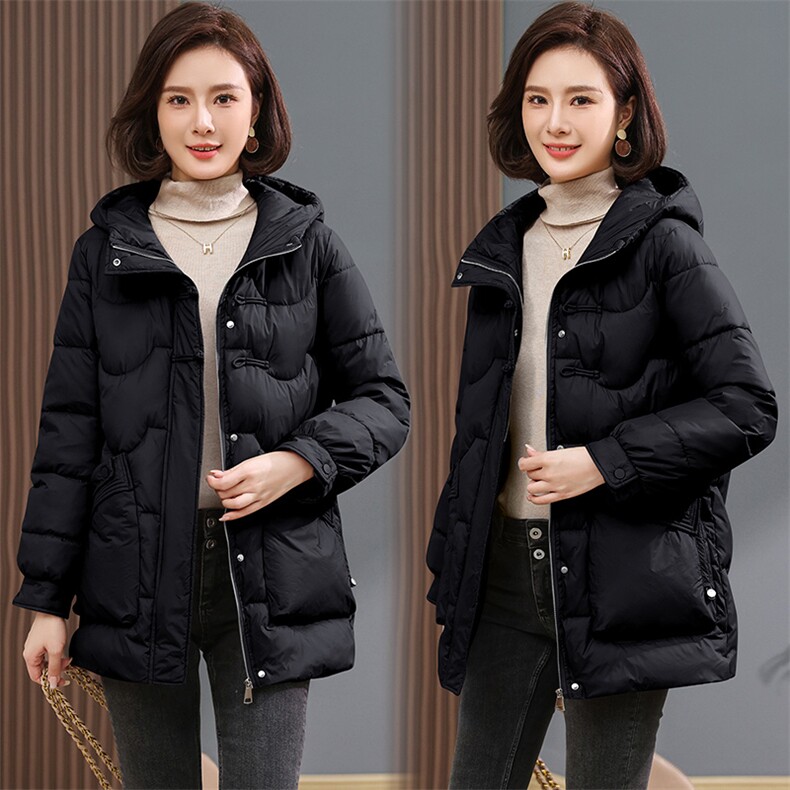 羽绒棉服女短款棉袄冬季韩版宽松面包服小个子中长款棉衣外套,女装棉衣/棉服,雪樱依海