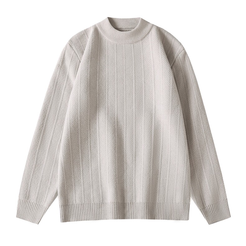 8777-P382025年秋冬新款圆领毛衣男时尚长袖针织衫，男装针织衫/毛衣，电商A113