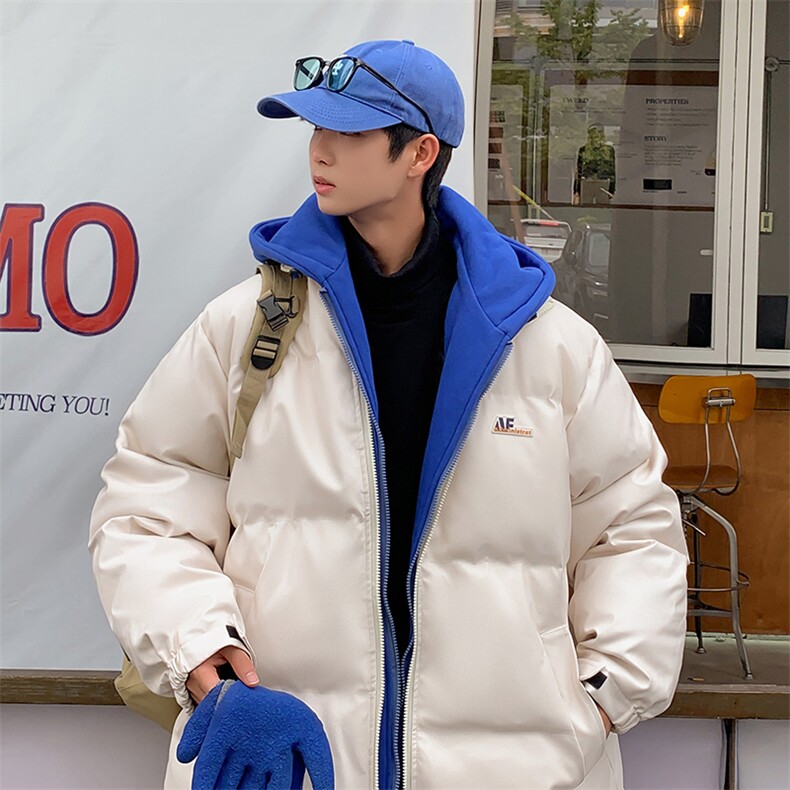 冬季加厚男士皮棉衣潮流连帽棉服休闲棉袄子男装A266-P02-P85,男装棉衣,电商A266