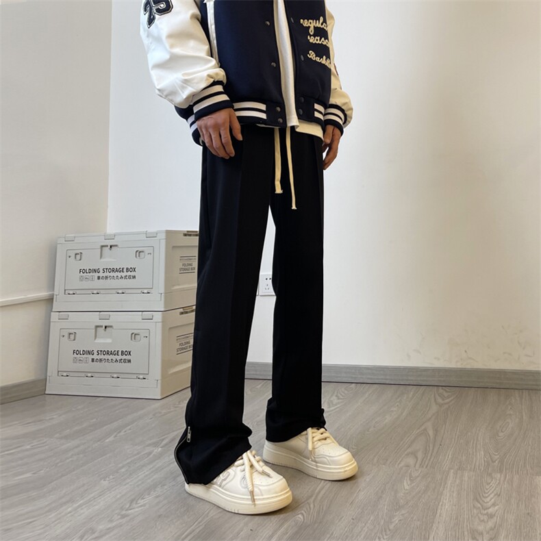 03马吉拉vibe西裤男垂感痞帅休闲直筒拉链西裤XZ211-1-K2303-P50,男装西裤,星座211-1