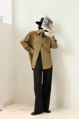 秋季新款开叉带标衬衣，其它，储辰