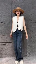 2022秋季新款时尚休闲潮流百搭纯色马甲，女装马甲，L·H·X