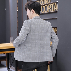 秋季新款韩版修身商务休闲小西服男工作服正装男新郎礼服X08-P85，男装西服，星座1206（原A206）