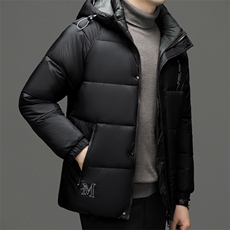 DMF3217钱塘2020-2冬季厚款商务休闲有帽中年男士棉服货稳P97，男装棉衣，钱塘207-2