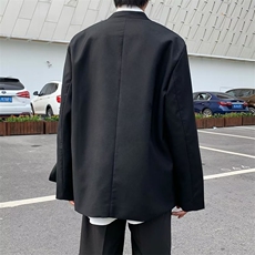 男秋季外套潮牌街头立领热血高校中山装夹克外套西服G24P50，男装夹克，星座1116-2