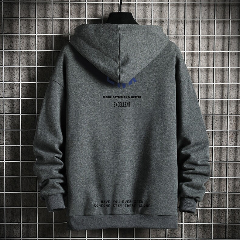 WY2120-P40纯棉连帽卫衣男大码运动帽衫宽松薄外套网格挂拍,男装卫衣,电商A040A