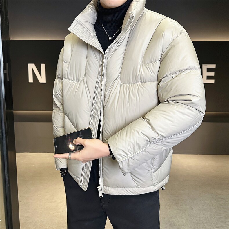 新标90绒云朵泡芙穿刺羽绒服男冬季2025新款A313-55803-P355,男装羽绒服,电商A313