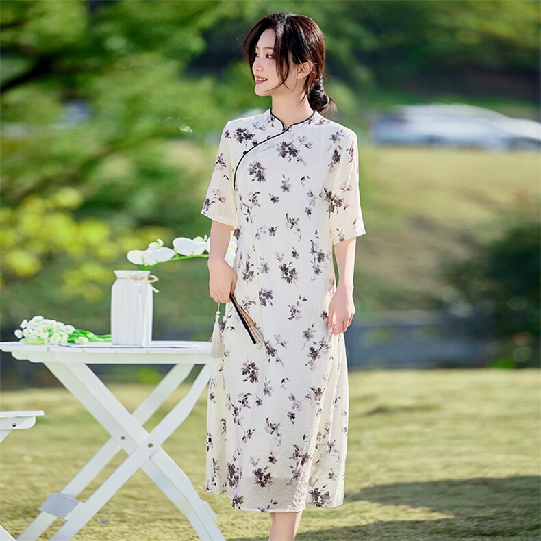 2026年夏季旗袍文艺/优雅,女装汉服/婚纱/旗袍/礼服,江南依恋