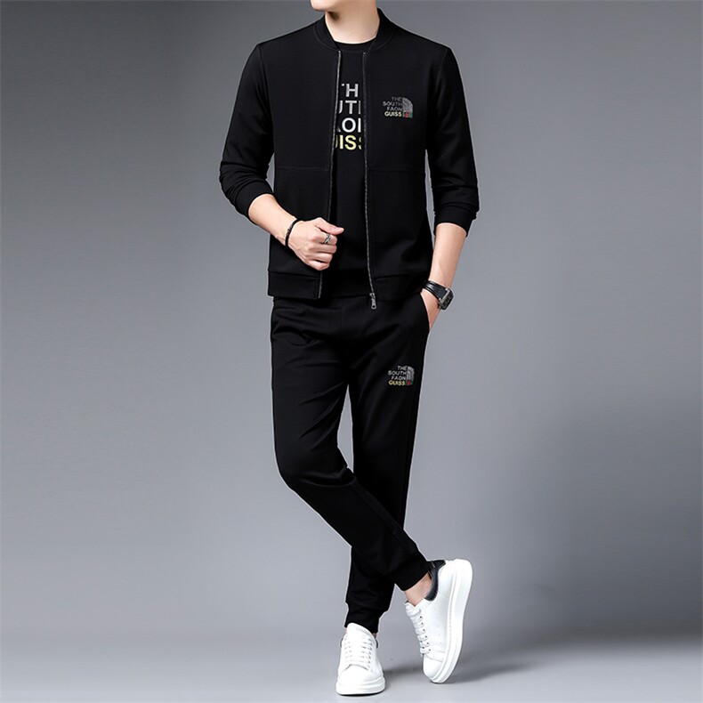 SA9602-3钱塘2020-2冬季厚款新款时尚休闲中青年男士卫衣P243,男装休闲套装,钱塘207-2