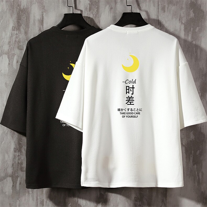 Q11047-P30春夏季七分袖t恤男大码五分袖男短袖中袖,男装T恤,电商A040A