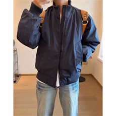 美式加厚飞行员夹克棉衣男款冬季高级感棉服短款立领棒球服，男装夹克，星座506A