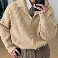 休闲毛衣秋季新款开衫宽松毛衫男士上衣针织衫M422-P49，男装针织衫/毛衣，星座208-5