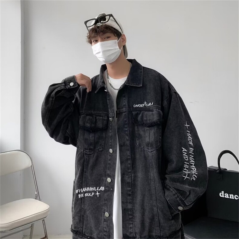灯芯绒外套男潮牌复古宽松休闲上衣青少年痞帅工装夹克JK949-P76,男装夹克,星座1103-3