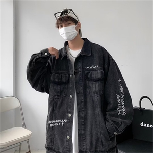 灯芯绒外套男潮牌复古宽松休闲上衣青少年痞帅工装夹克JK949-P76图片