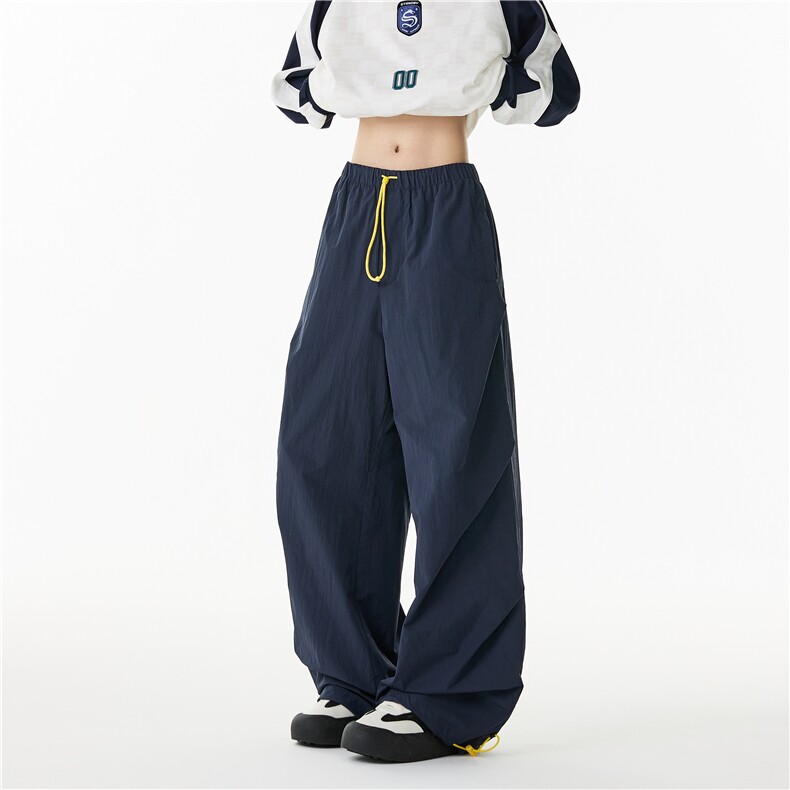2026夏季新款美式字母印花宽松休闲裤B315-K25505-特p35控68,男装休闲裤,电商B315