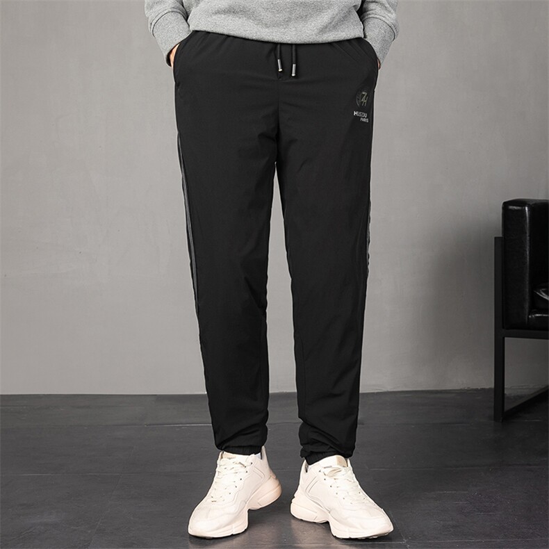 冬季新款男士时尚休闲细带保暖运动90绒羽绒裤YYYK5212-P130，男装棉裤，钱塘6003A(原)4033A