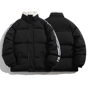 【量大有差】G1607P75小牛津覆膜面料白杠冲锋棉衣棉服棉袄面包服图片