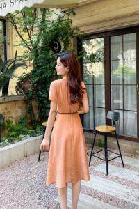 2021天丝提花夏天连衣裙，女装连衣裙，天使公主