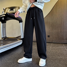 2026新款春季卫裤男宽松直筒美式休闲弯刀裤A313-261051-P68，男装休闲裤，电商A313