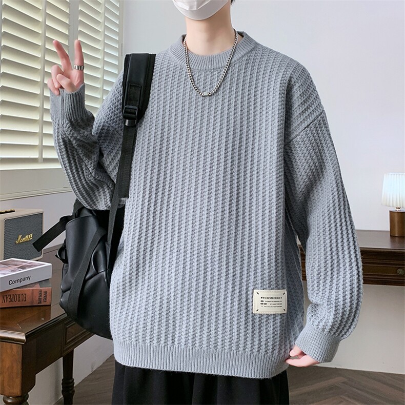 【新品】2025秋冬男士时尚休闲百搭针织毛衣潮流-M013-P45,男装针织衫/毛衣,星座1105-1
