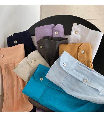 夏季防晒苎麻衬衣，女装，CLEAN SPACE