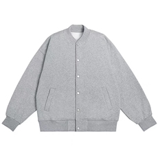 重磅500G棒球服外套ins潮牌宽松休闲飞行夹克日系上衣潮BQ10P85，男装夹克，电商A400（原B301）