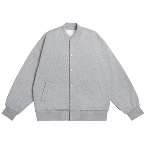 重磅500G棒球服外套ins潮牌宽松休闲飞行夹克日系上衣潮BQ10P85图片