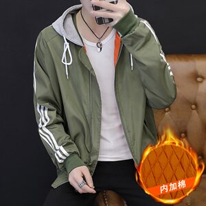【】A003-927G-P65 男士连帽休闲加绒夹克外套 常熟图片