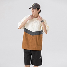 夏季潮流宽松衬衣休闲短袖衬衫A161-1702-P40，男装衬衫，电商A161