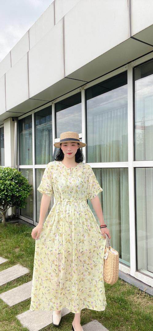 纯苎连衣裙小衫裤子裙子衬衣 时尚风 风淑女风休闲风，女装连衣裙，川哲