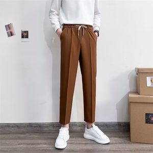 2024春季韩版宽松锥型裤子新款韩版百搭休闲小西裤长裤 K5894-P38图片