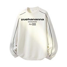 得物供货、复合重磅420克现货圆领卫衣宽松HD019-1-YLT25246-P35，男装卫衣，电商019-1