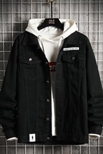 jk607-p55-限价78网格牛仔夹克肥仔秋款量足印花大码,男装夹克,星座103A