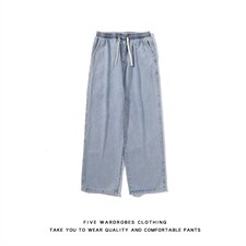 牛仔裤男冬季裤子韩版直筒休闲裤A166-JW110-特P32白色37控65，男装牛仔裤，电商A166