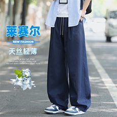 特批P38无差价夏季冰感莱赛尔冰氧吧大码美式高街牛仔裤男K5660，男装休闲裤，电商A001
