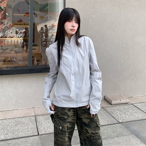 春夏款高品质冰感速干防晒服休闲户外运动外套透气弹力机能风夹克