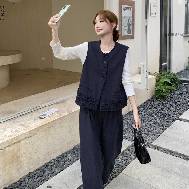 新款主推西装马甲二件套2613-P175-K258,女装套装/套裙,2C129