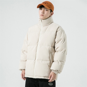 光版二开立领棉衣男加厚棉袄纯色潮棉服A266-P03-P30特批黑色P35图片